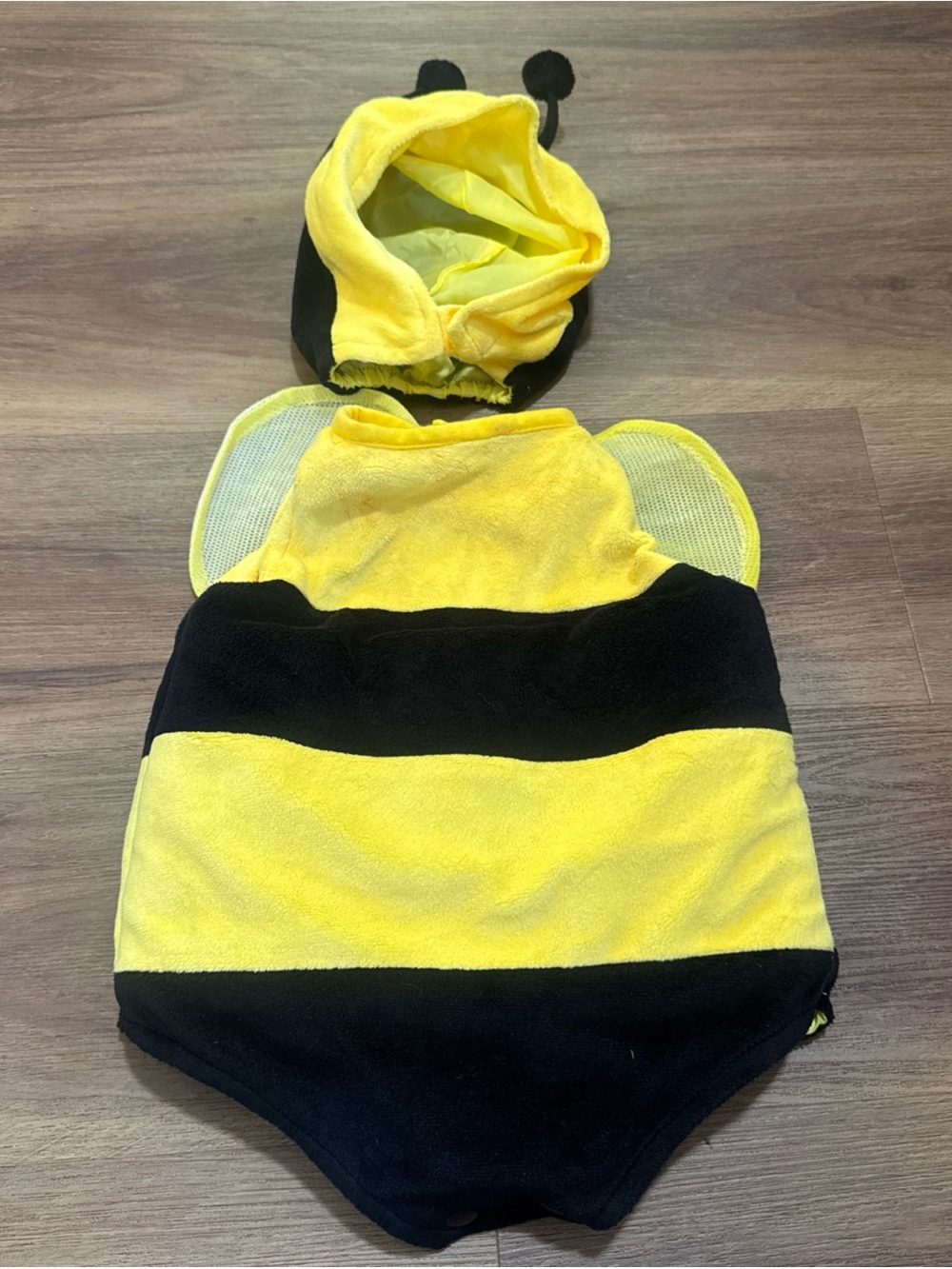 Bumble bee Baby costume Dress Up America (0-6)Months romper Halloween costume